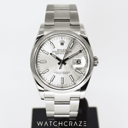 ROLEX DATEJUST SILVER 36MM 126200