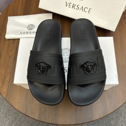 Versace and Dior slippers